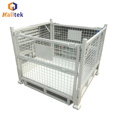 Customized Wholesale Zinc Plated  Factory Warehouse Metal Pallet Container
