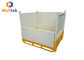 Wire Mesh Foldable Stackable Pallet Cages For Warehouse