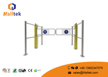 Stainless Steel Shop Interior Fittings Safety Supermarket Swing Barrier