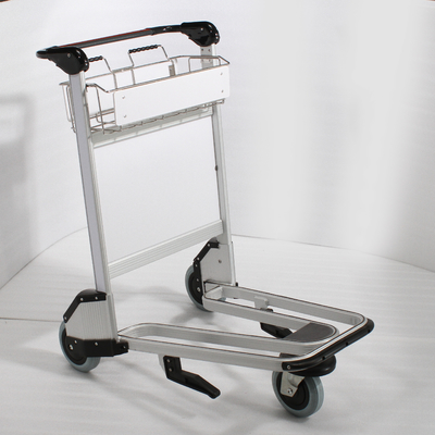 Stainless Steel Airport Luggage Trolley Airport Passenger Baggage Trolleys