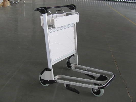 Stainless Steel Airport Luggage Trolley Airport Passenger Baggage Trolleys