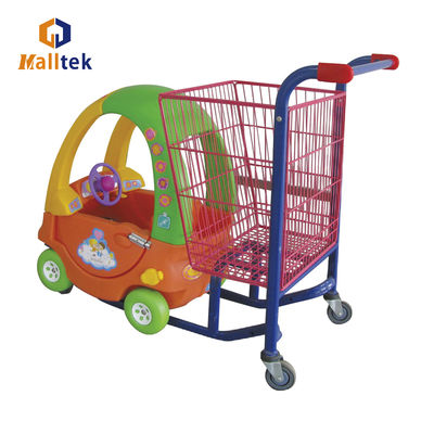 Cute Baby Shopping Trolley With Basket For Supermarket