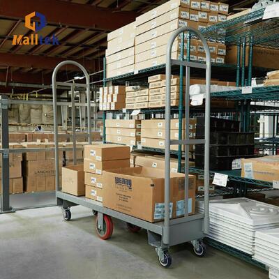 Six Wheel Logistics Trolley For Material Handling In Narrow Aisles