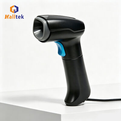 Φορητός σαρωτής γραμμωτού κώδικα USB 2D σούπερ μάρκετ με μακρύ καλώδιο USB για κατάστημα ευκολίας Αποθήκη