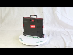 Χειροκίνητο αναδιπλούμενο τροχό με πλαστικό τροχό PVC