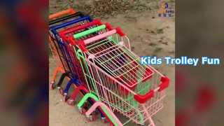 Καρότσι αγορών Metal Kids Supermarket